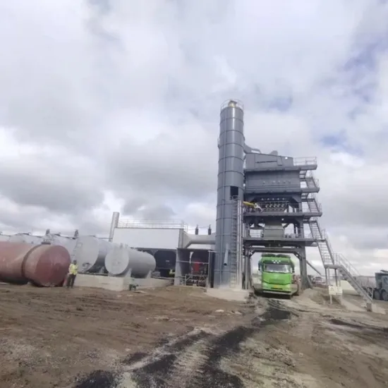 Hot Asphalt Plant Asphalt Batch Mix Plant in Ethiepia