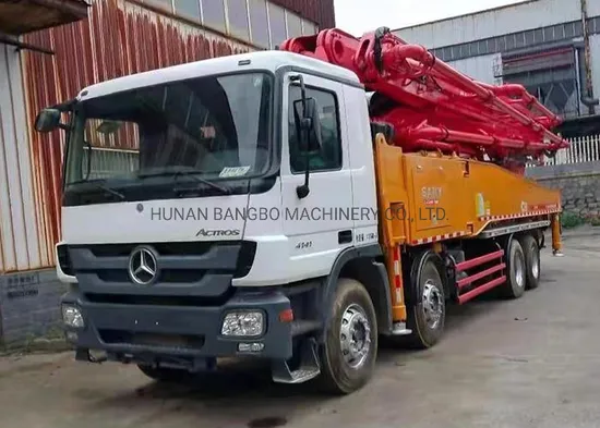 Construction Machinery Concrete Equipment Concrete Placing Boom Second Hand Truck Mounted Concrete Pump Beton Pump Machine