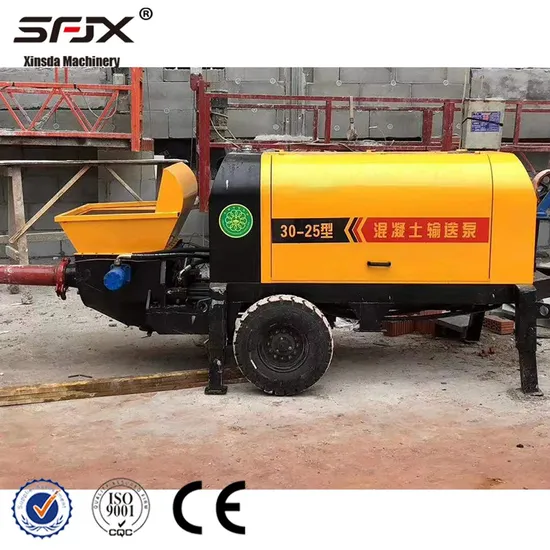 Hot Sale Construction Machinery 22kw Strong Power Small Truck Concrete Pump
