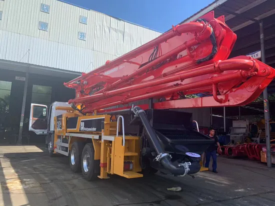 Cheaper China Used Construction Equipment Sy5418thb Concrete Boom Pump