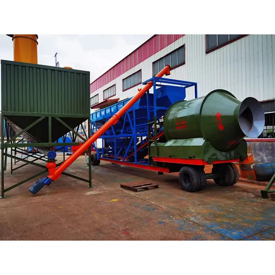 Concrete Batching Plant Equipments Yhzm60 Mobile Ready Mixed Concrete Mixing Plant