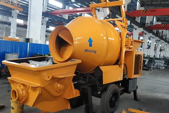 Different Types Portable Concrete Mixer with Pump Diesel Mixing Pump