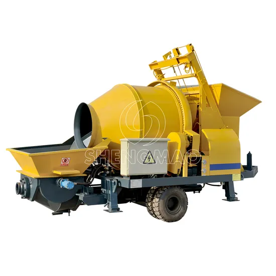 Portabel Diesel Concrete Pump with Mixer Jbs40r Concrete Mixer Pump Factory Price