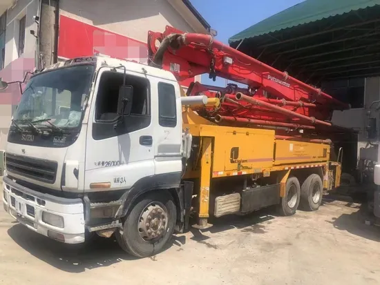 Second Hand Putzmeister 38 Meter Truck Mounted Concrete Pump for Ready Mix