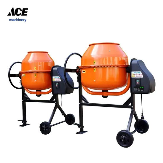 Portable Concrete Mixer Machine Mini Small Electric Mobile Concrete Mixer