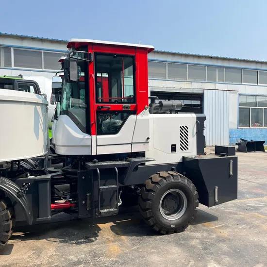 Flat Tank Self-Loading Mixer Truck Automatic Mixing Concrete Mixer Truck
