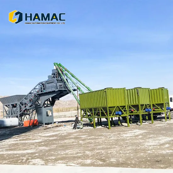 Construction Machinery Yhzs50 Mobile Concrete Batching Plant