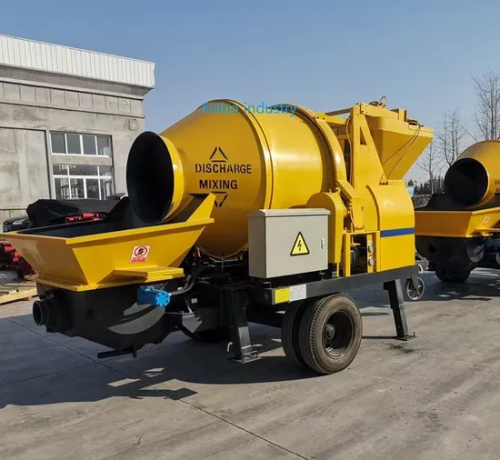 New Portable Concrete Pump and Concrete Mixers Diesel Concrete Mixer Pump for House Building Use