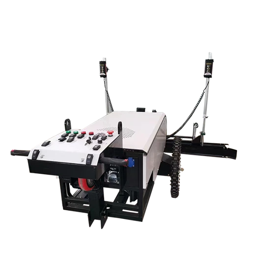 High Speed Concrete Laser Screed Machine with Two Weel Cement Laser Screed Concrete Road Vibration Leveling