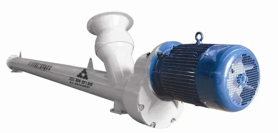 Screw Conveyor for Conveying Bonding Materials Stored in Silo
