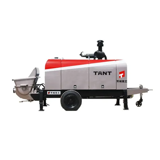 Concrete Pumping Construction Machinery Trailer Mounted Pump