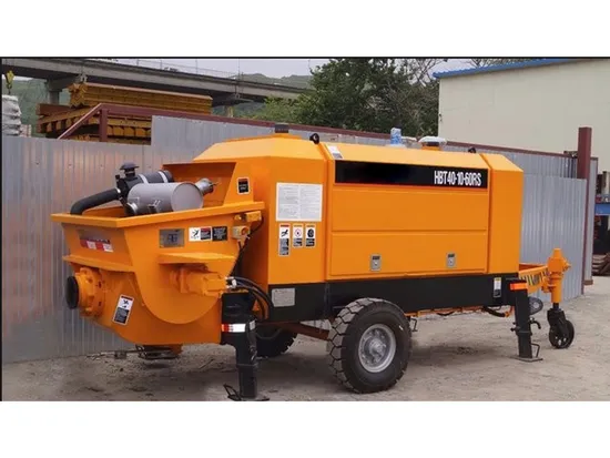 Diesel Version China Trailer Concrete Pump Delivery Pump Machine