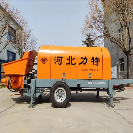 Factory Price Concrete Pumping Machine Mobile Stationary Pump Machine Diesel Concrete Pump