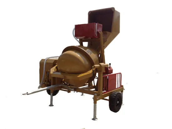 Topmac 250liter Small Hydraulic Concrete Mixer Machine with Hydraulic Hopper
