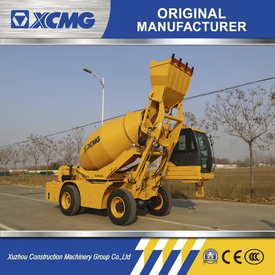 XCMG Official Slm4000s All Wheel Drive 4m3 Self Loading Concrete Mixer