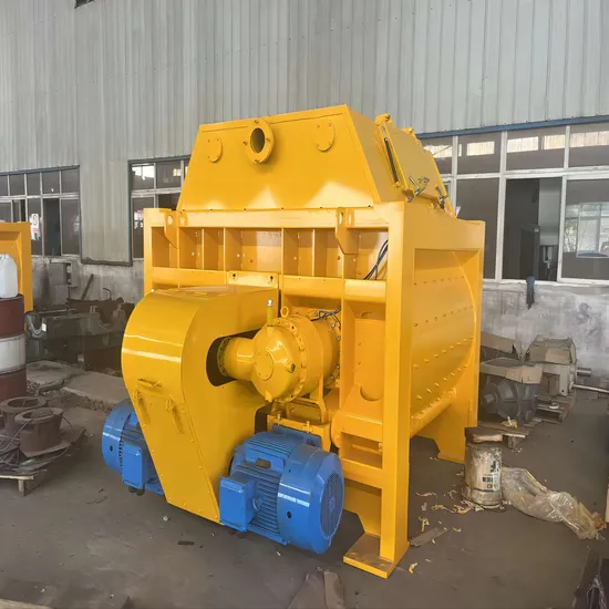 High Efficiency Dual Shaft Electric Mixing Machine for Industrial Use