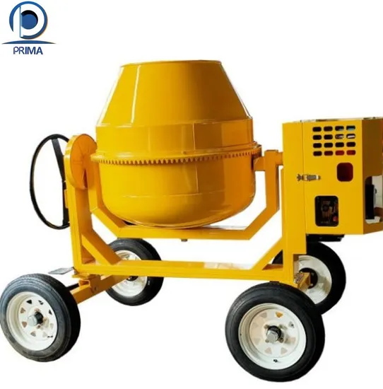 Diesel Engine Concrete Pan Mixer 250L-5000L Small Flat Mouth Concrete Mortar Mixing Machine