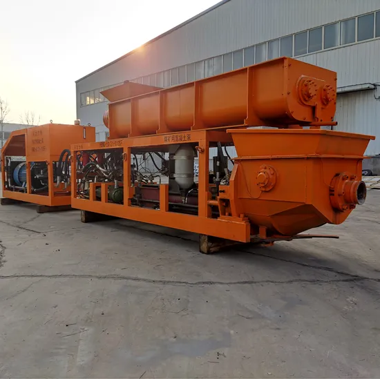 Best Selling Small Concrete Machinery Trailer Mounted Diesel Engine Concrete Pump