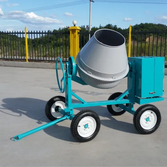 Factory Price 400 Litre Concrete Truck Diesel Gasoline Electric Portable 4 Wheels Concrete Mixer