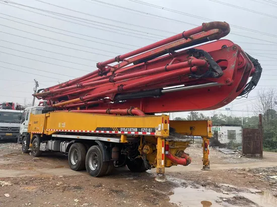 2020 2021 2022 Used Sanny 56m Concrete Pump Truck Boom Pump