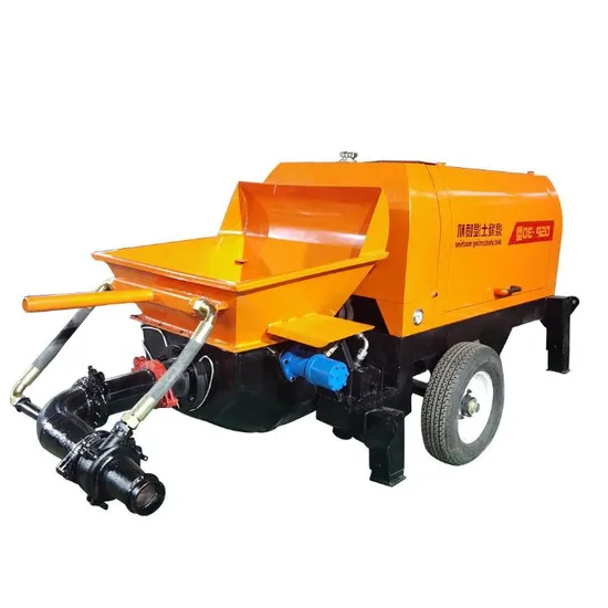 Portable Hydraulic Trailer Truck Mounted Mini Diesel Stationary Hydraulic Piston Small Concrete Pump