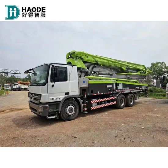 Haode Hot Sale High Quality Second-Hand Zoomlion Pump Truck Concrete Pump Machine