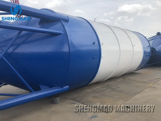 Cement Powder Fly Ash Tank Storage Equipment with Screw Conveyor