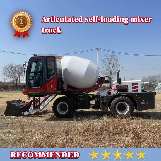 New Mini Construction Machinery 2.6 Cubic 3.5 4m3 Industrial Cement Machine Concrete Self Loading Portable Mobile Mixing Mixer Truck with Pump for Hot Sale