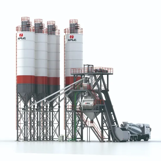 50m3/H Full Automatic Skip Hopper Concrete Batching Plant