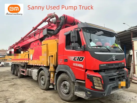 Sanny 67m Construction Equipment on Chassis Vollvo Pump Truck D&prime;occasion