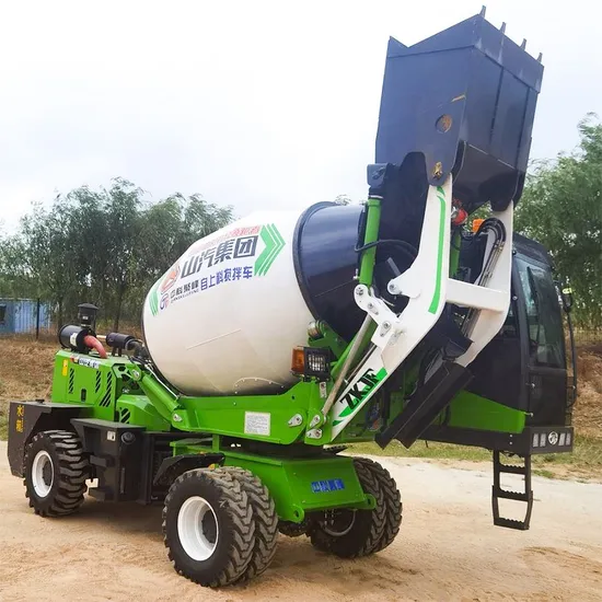 China Output 2.6 Cbm Capacity Self Loading Concrete Mixer Truck