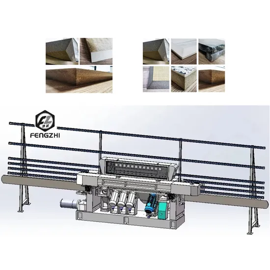 Precision Industrial Vertical Bevel Chamfering Cutting Polishing Stone Machine with 6 Motors