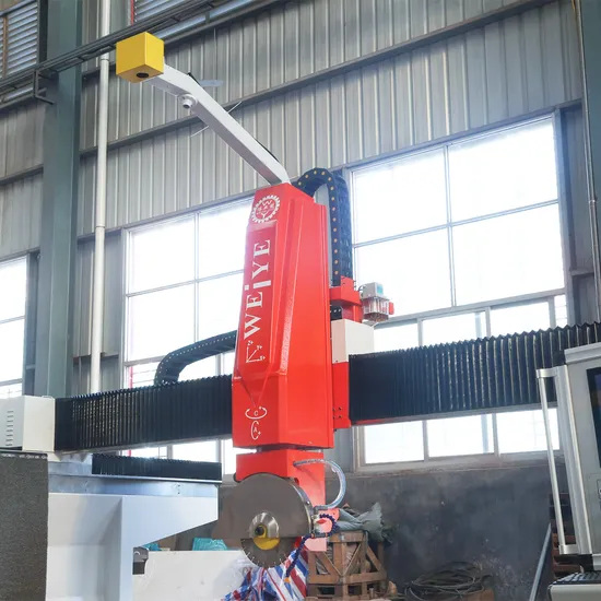 Weiye CNC Tile Rock Cutter 5-Axis CNC Profilling and Cutting Machine for Marble Granite Kitchen