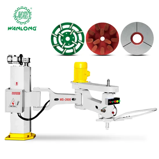 Manual Granite Stone Polishing Grinding Machine for Sale