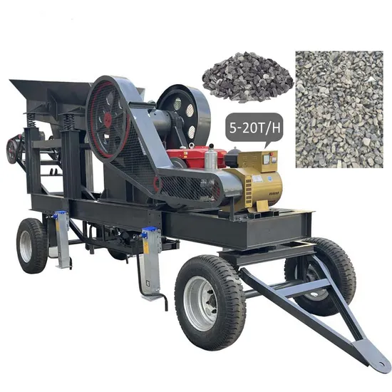 China Advanced Factory 10-50 Tph Mobile Jaw Crusher Portable Diesel Stone PE 400*600 Jaw Rock Crushing Plant Price for Sale