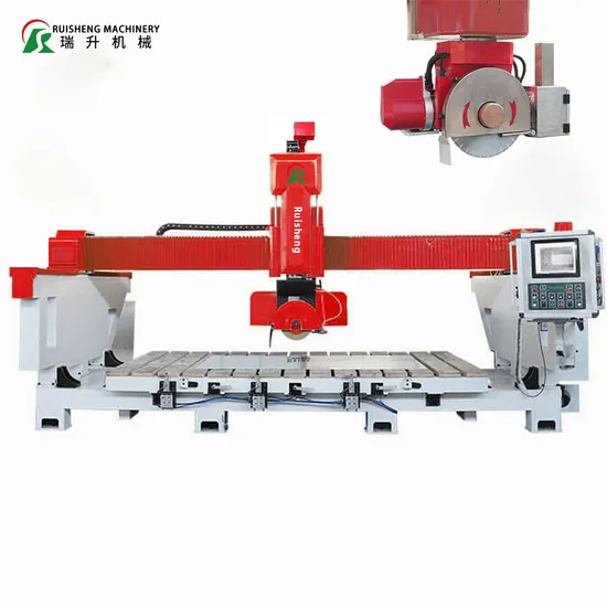 Ruisheng 5 Axis Machining Center Stone Cutting Machine for Granite Marble