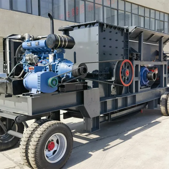 Gold Ore Mobile Stone Crushing Crusher Plant for Quarry Limestone Granite