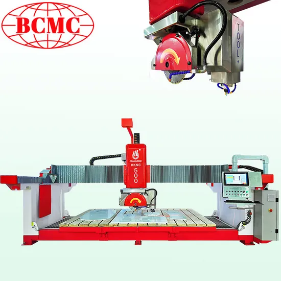 2025 Bcmc Automatic CNC Marble Bridge Saw 5 Axis Stone Cutting Machine Countertops Kitchen Top 3D Processing for Granite Quartz Tile Concrete