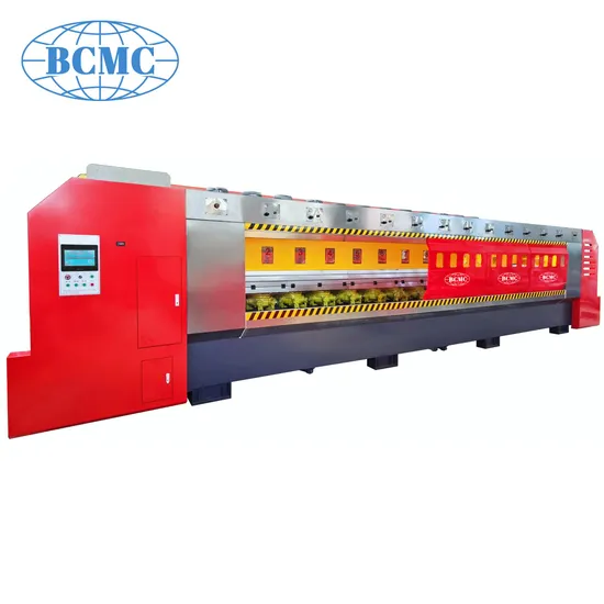 Bclp Stone Slabs Automatic Polishing Machine Fickert Frankurt Disc Heads Granite Marble Limestone Line Polisher
