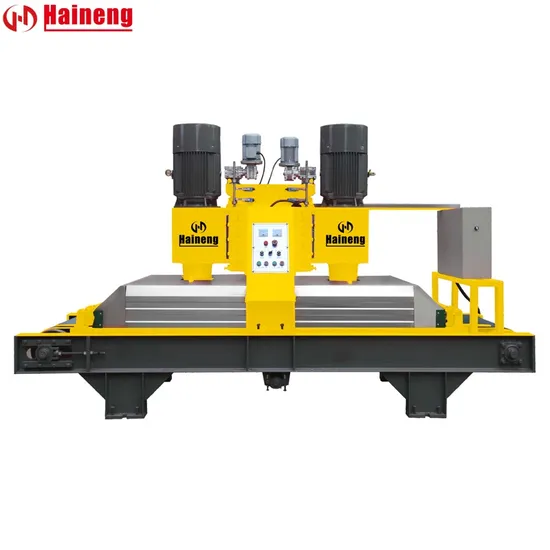 Factory Two-Head Calibration Machine Segmented Marble Polishing Stone Calibrating Machine