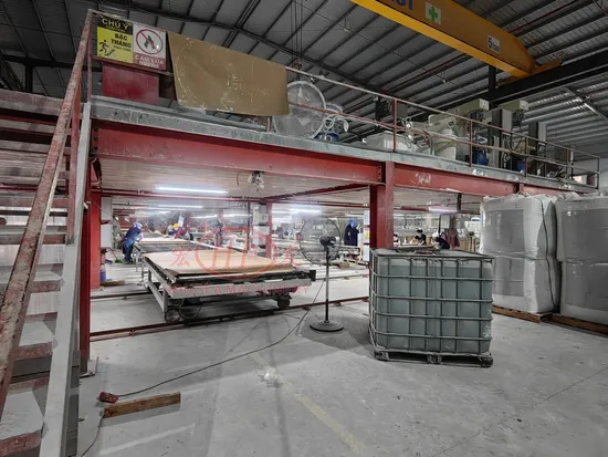 Italy Technology 3200*2000mm Cement Terrazzo Tile Production Line / Artificial Stone Production Line