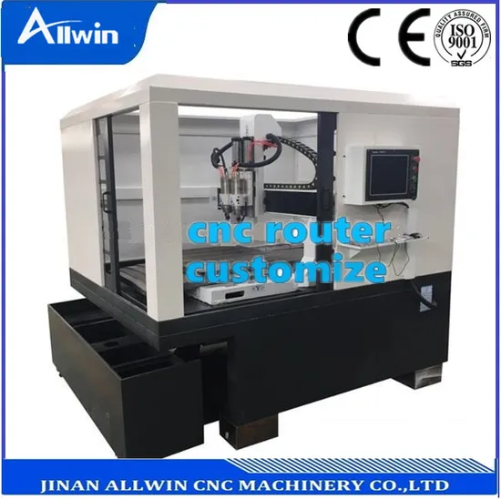 4040 Metal Moulding CNC Router for Sign Making with Full Closed