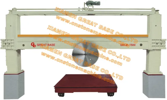 Gantry Type Granite Marble Stone Block Cutting Squaring Machine