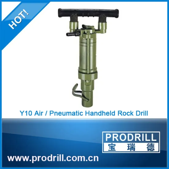 Y6 Hand-Held Pneumatic Rock Drill Machine for Quarry and Mining