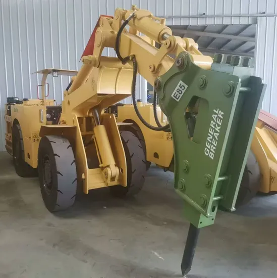 Underground Mining Compact Rock Hammer Breaker Vehicle