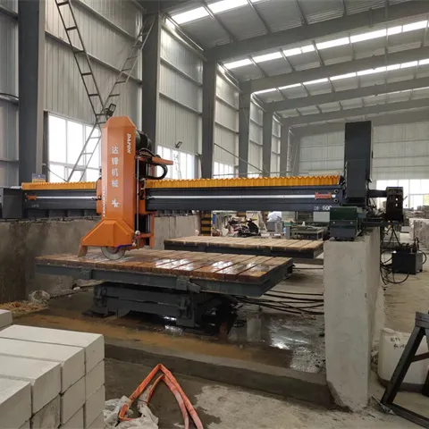 Dafon Bright Color 4 Axis CNC Infrared Bridge Cutter Machine for Curb Stone