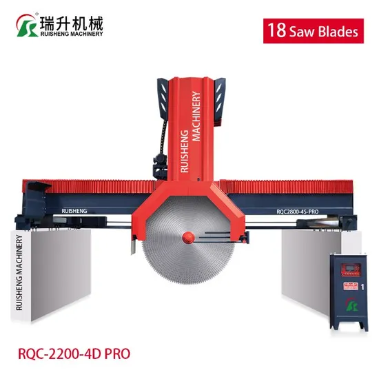 Stone Machinery High Efficiency Multi-Blade Bridge Block Cutter Granite Marble Saw Stone Machine in Russia