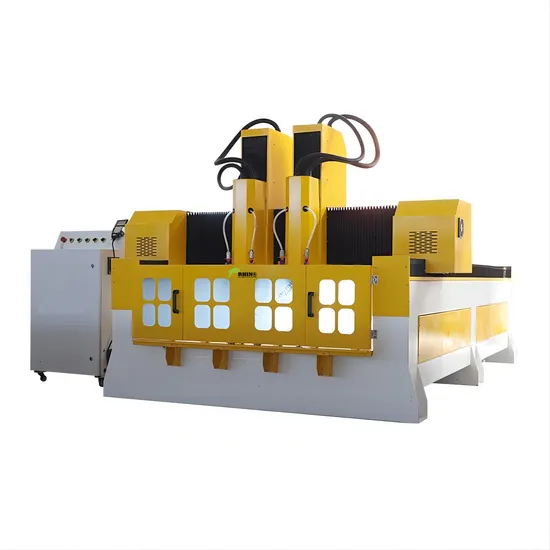 1325 1300*2500mm 1530 3 Axis 4th Axes CNC Router Stone Marble Quarry Carving Machine for Granite Glass Stone Cutting Engraving Drilling Milling Edge Grinding