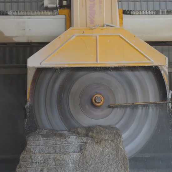 Multiblade Bridge Type Block Cutting Machinery for Marble, Granite with Maximum Block Size: 2800*3100*1350
