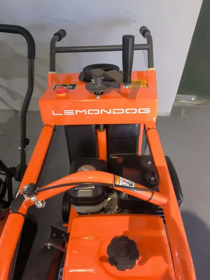 Ground Cutting Machine Lenmondog Ld-Q500 Gasoline-Fueled Power Source Fast Cutting Speed Super Rigid Box Frame